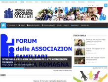 Tablet Screenshot of forumfamiglie.org